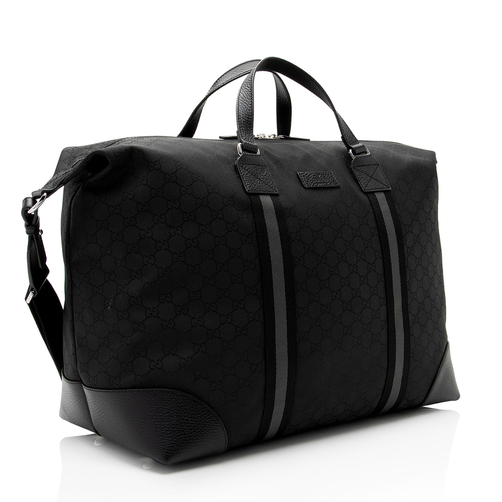 Gucci GG Nylon Travel Duffle Bag (SHF-EZRm68)