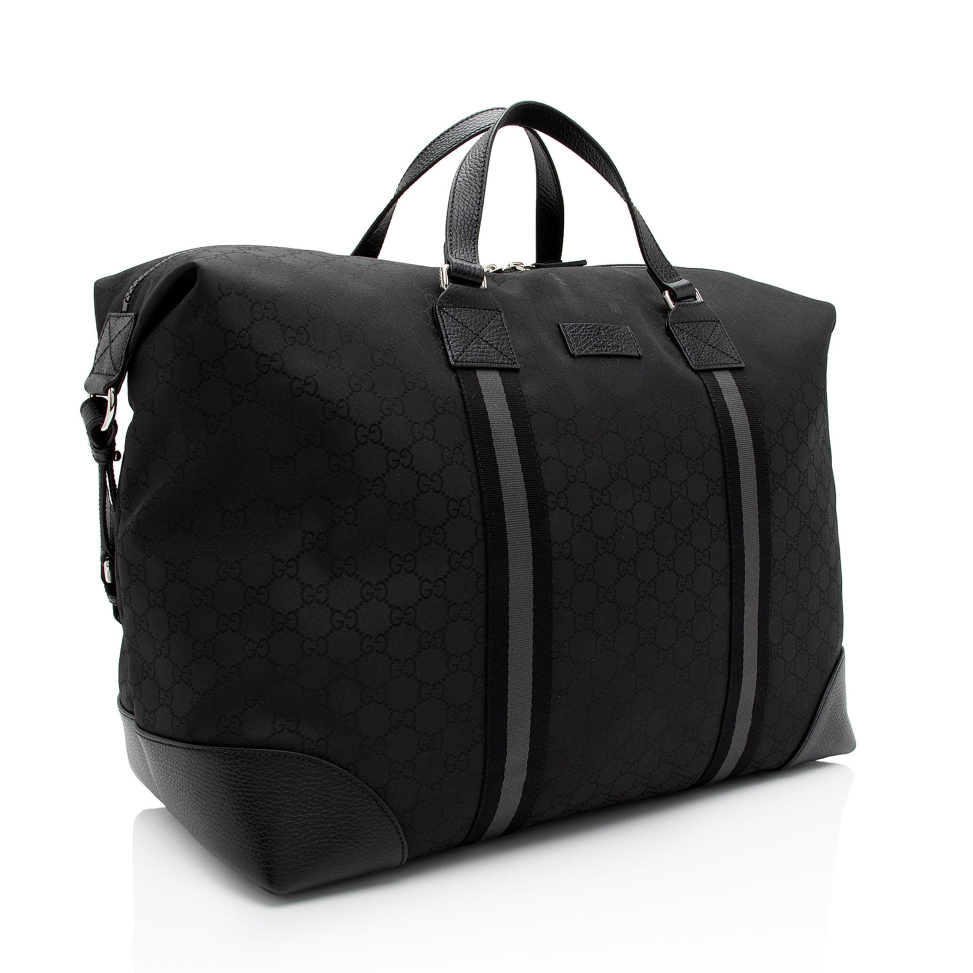 Gucci GG Nylon Travel Duffle Bag (SHF-QIDbW5)
