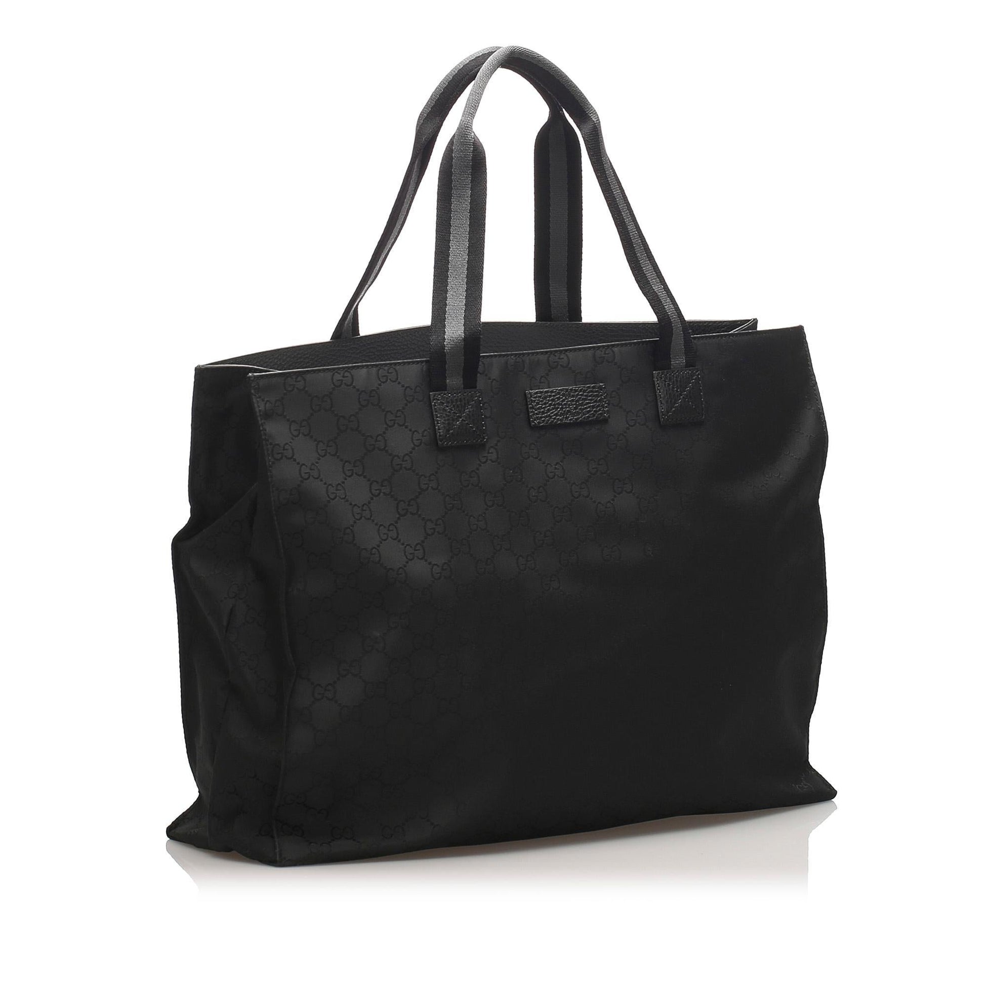 Gucci Web Nylon Monogram Tote
