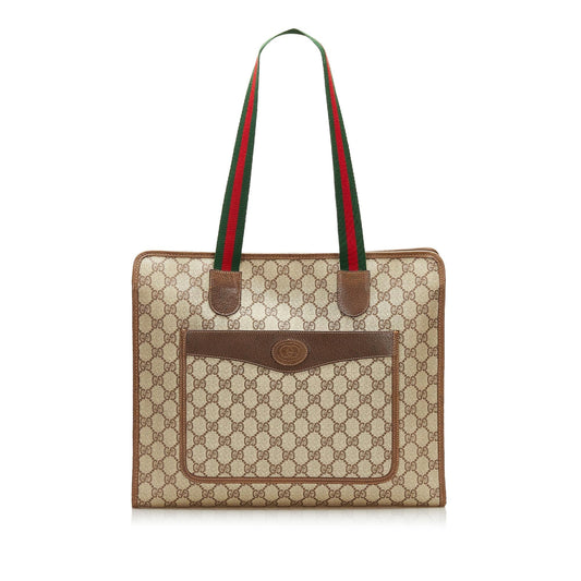Gucci GG Plus Sherry Line Tote (SHG-35265)