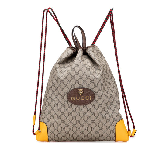 Gucci GG Supreme Animalier Backpack