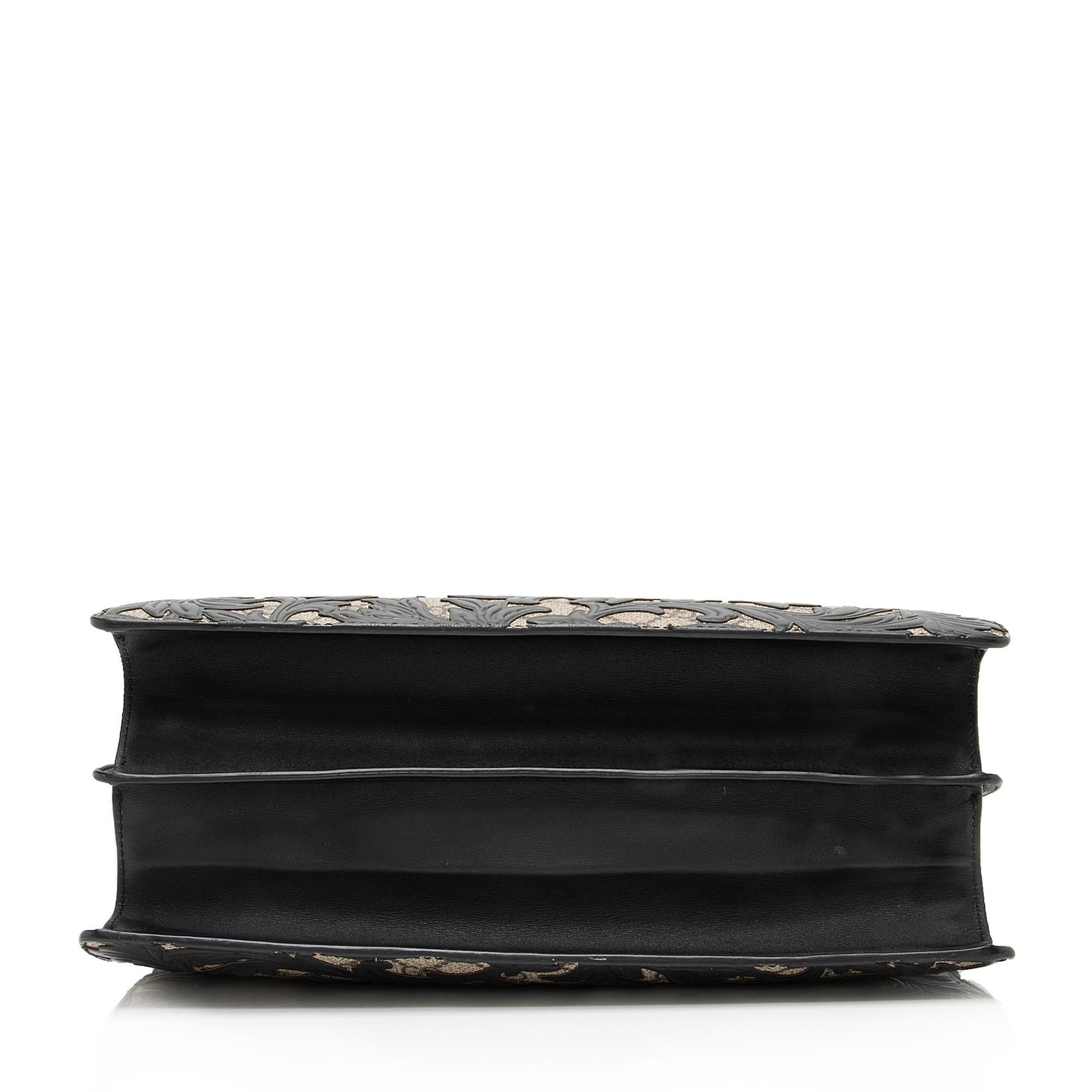 Gucci GG Supreme Arabesque Top Handle Convertible Small Tote (SHF-23364)