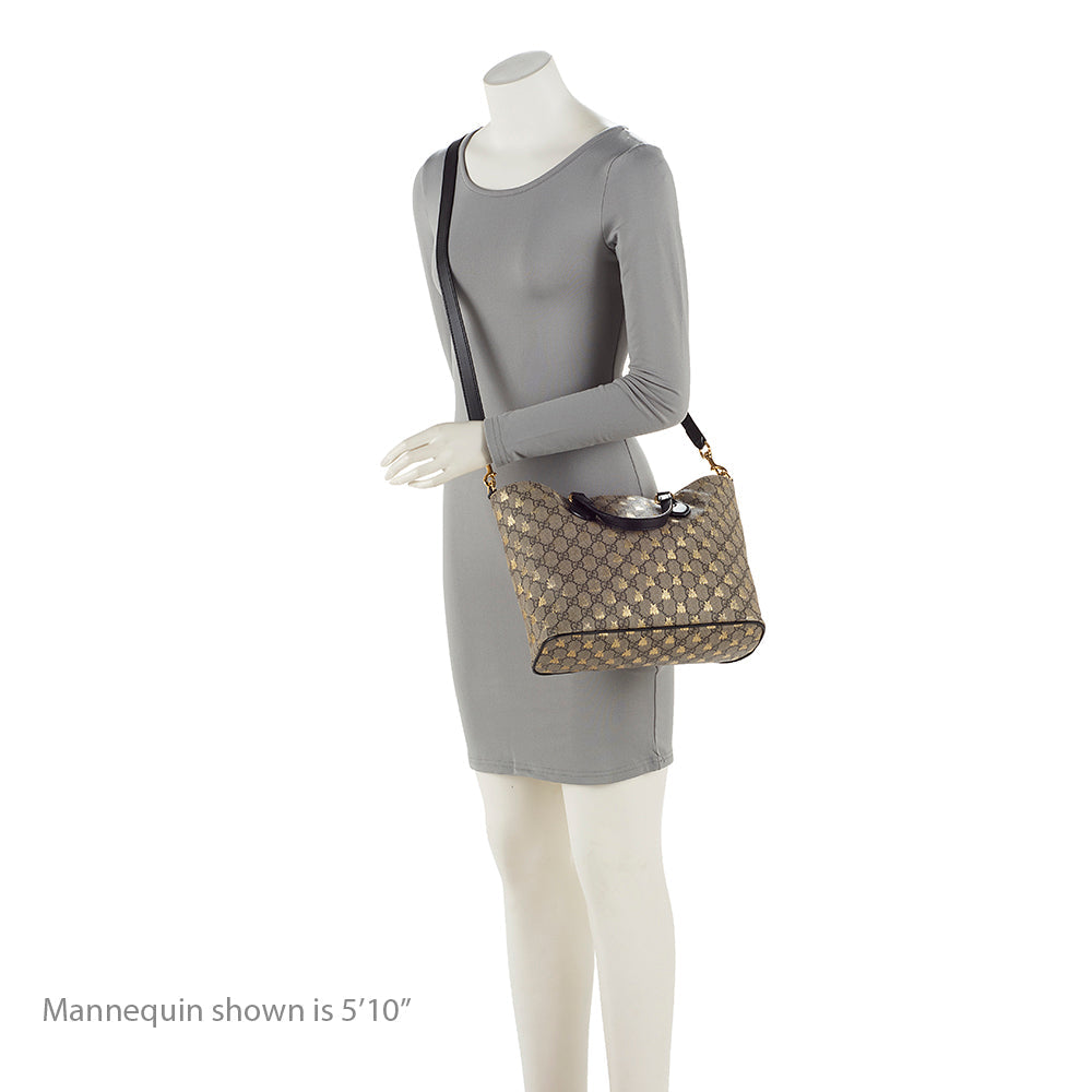 Gucci GG Supreme Bee Soft Small Tote (SHF-20570)