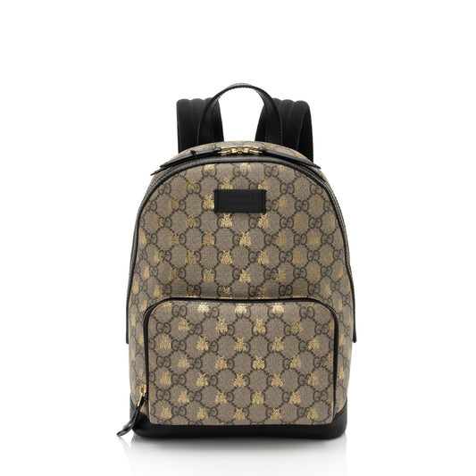 Gucci GG Supreme Bees Small Backpack