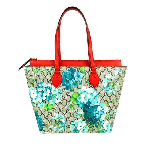 Gucci GG Supreme Blooms Bucket Tote (SHG-36818)
