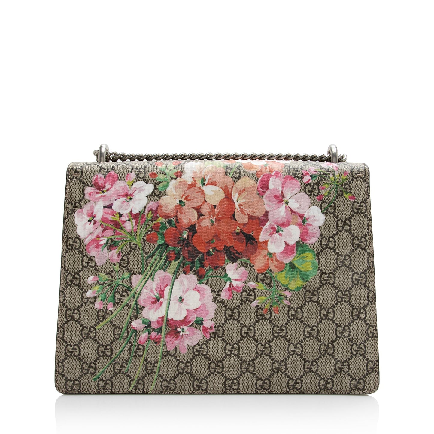 Gucci GG Supreme Blooms Dionysus Medium Shoulder Bag (SHF-22396)