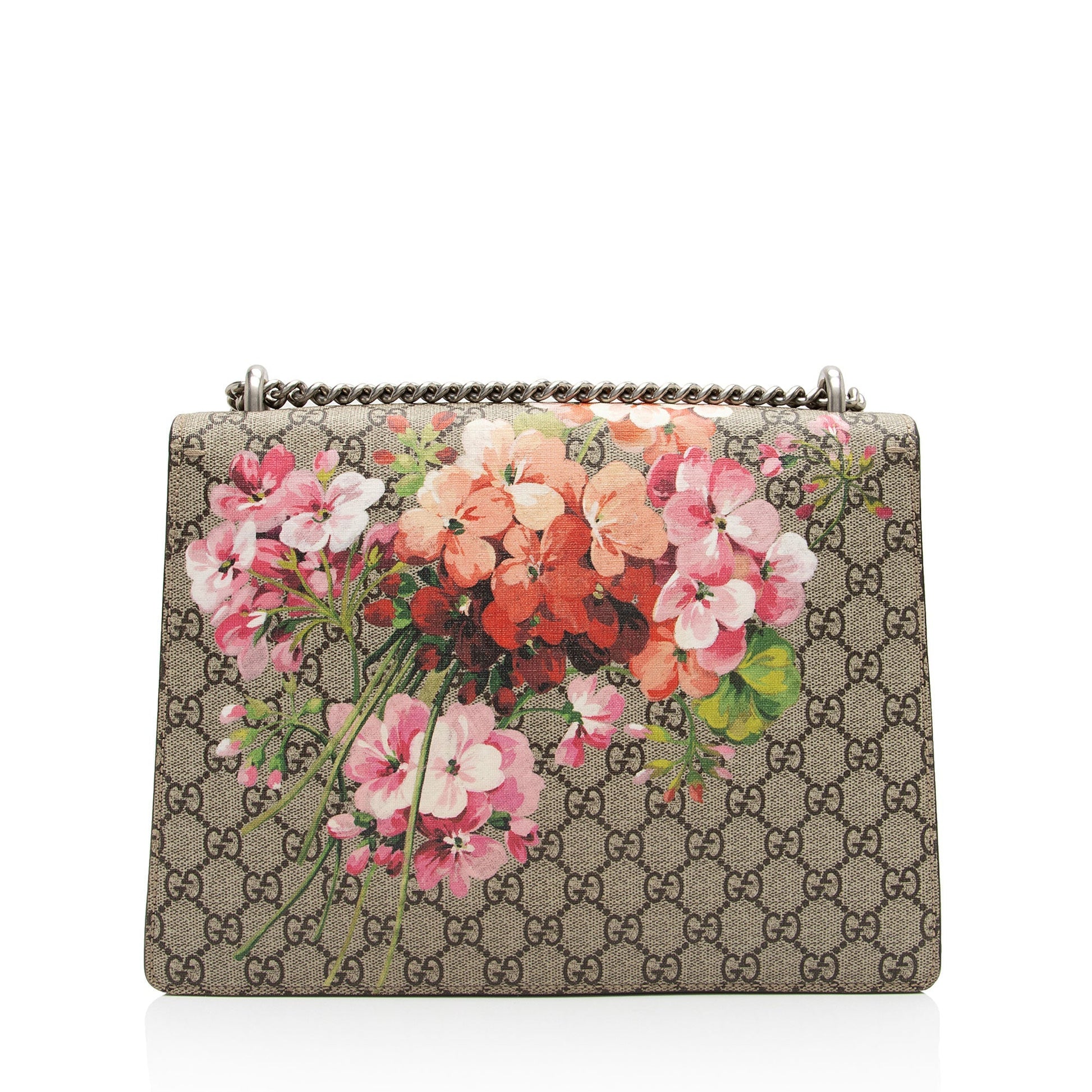 Gucci GG Supreme Blooms Dionysus Medium Shoulder Bag (SHF-DLwrwt)