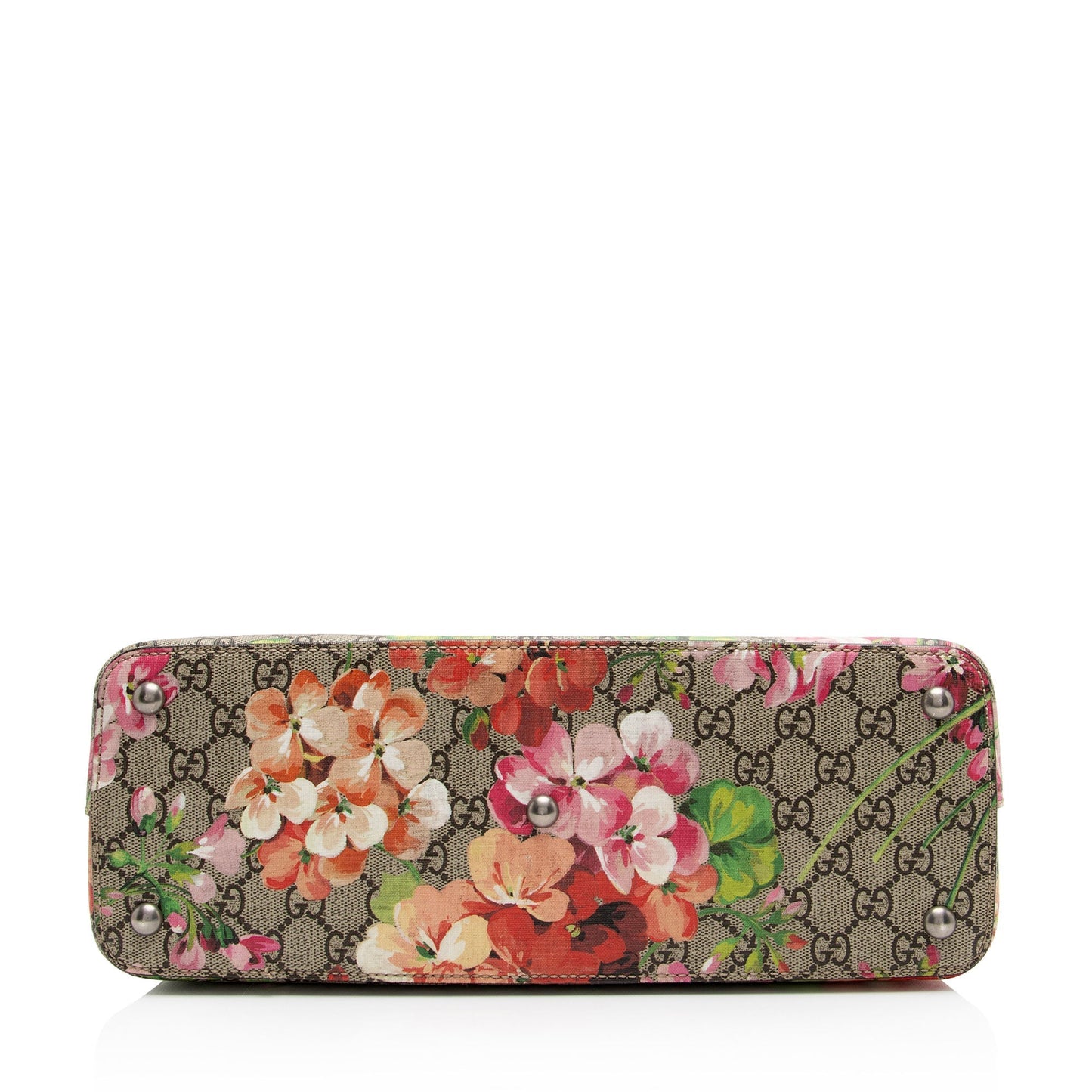 Gucci GG Supreme Blooms Medium Zip Tote (SHF-3qKJ2x)