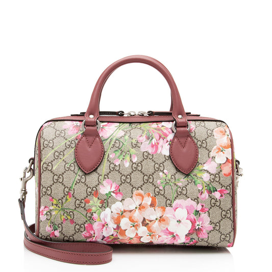 Gucci GG Supreme Blooms Small Top Handle Bag (SHF-kJIt8A)