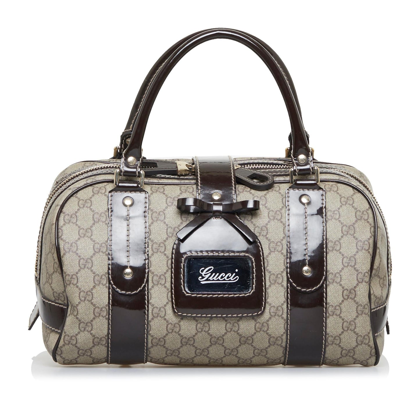 Gucci GG Supreme Boston Bag (SHG-2aBLWM)