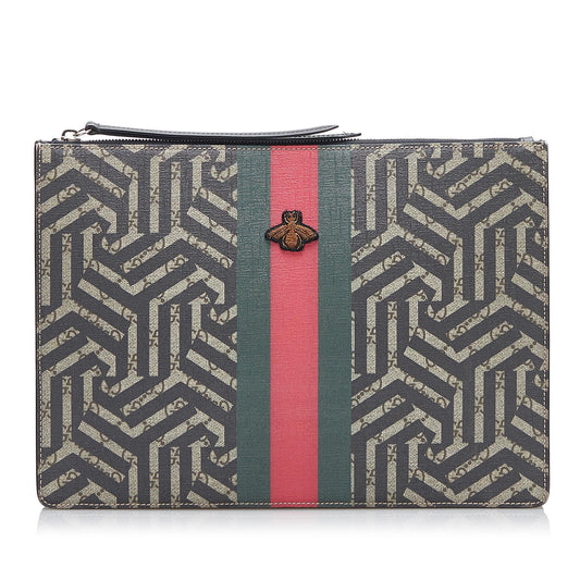 Gucci GG Supreme Caleido Web Bee Crossbody Bag (SHG-b130uG)