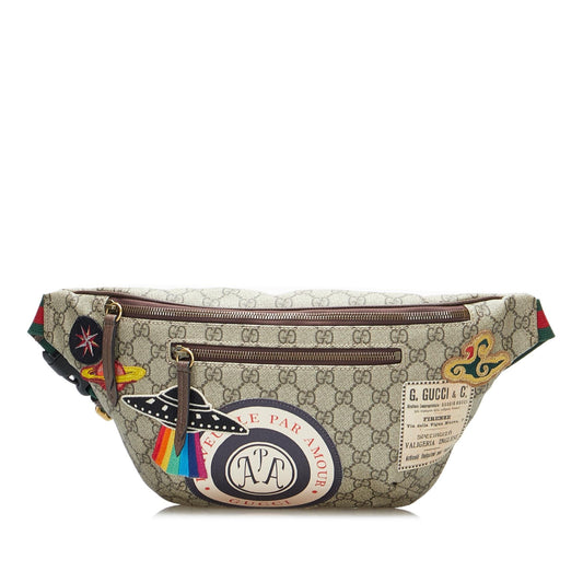 Gucci GG Supreme Courrier Belt Bag (SHG-08oSWk)