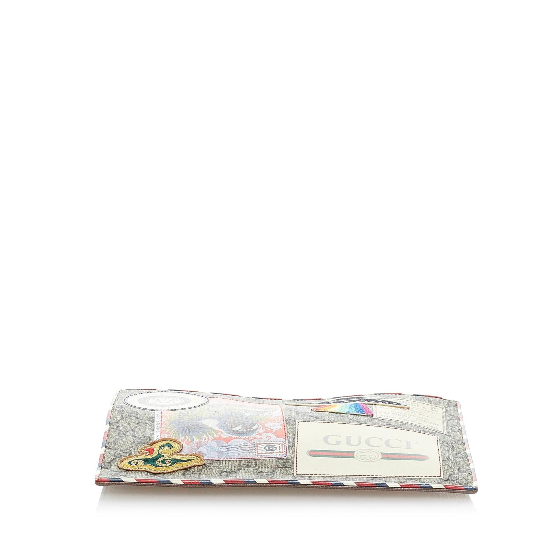 Gucci GG Supreme Courrier Clutch Bag (SHG-33451)