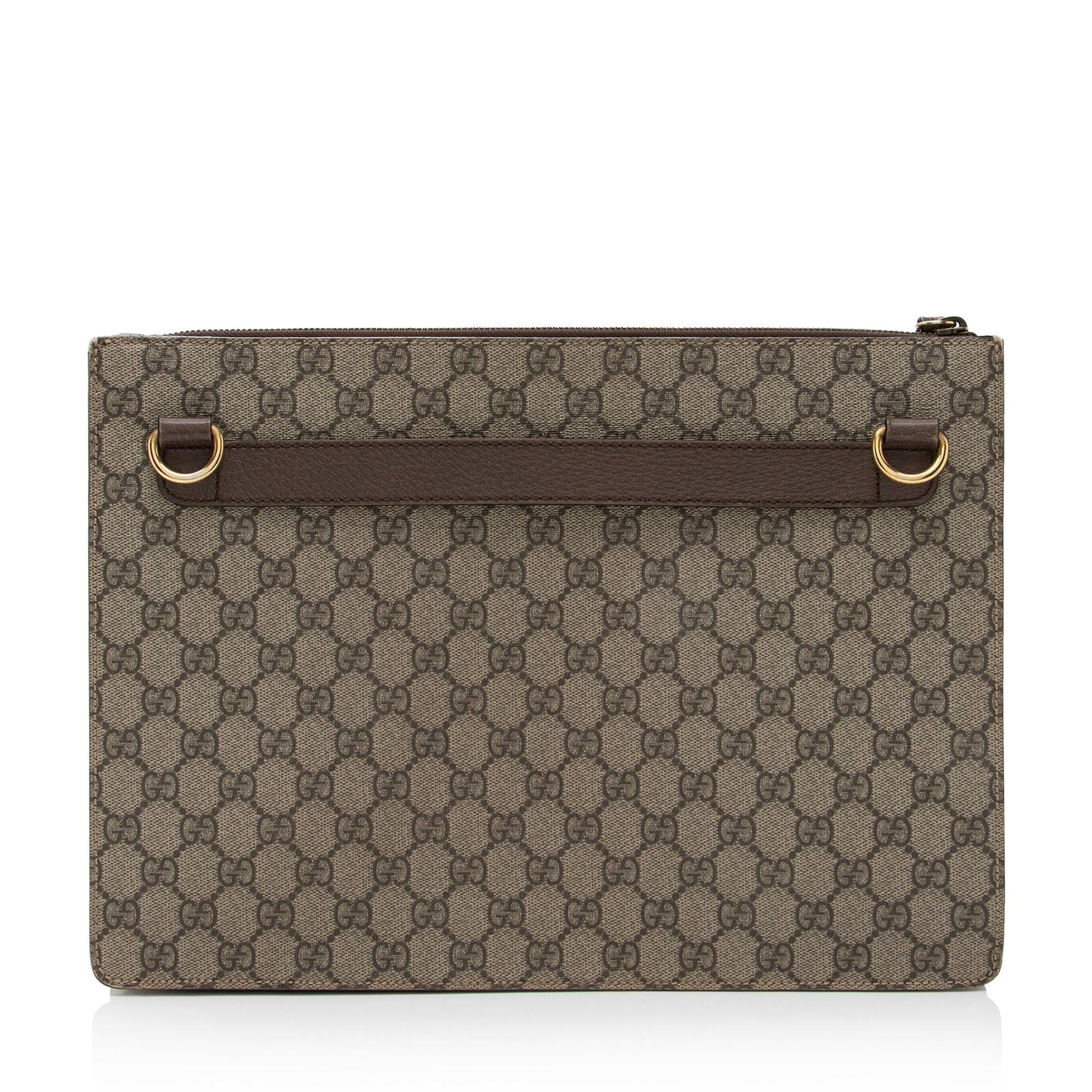 Gucci GG Supreme Courrier Messenger Clutch (SHF-pgZYso)