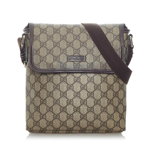 Gucci GG Supreme Crossbody Bag (SHG-31591)