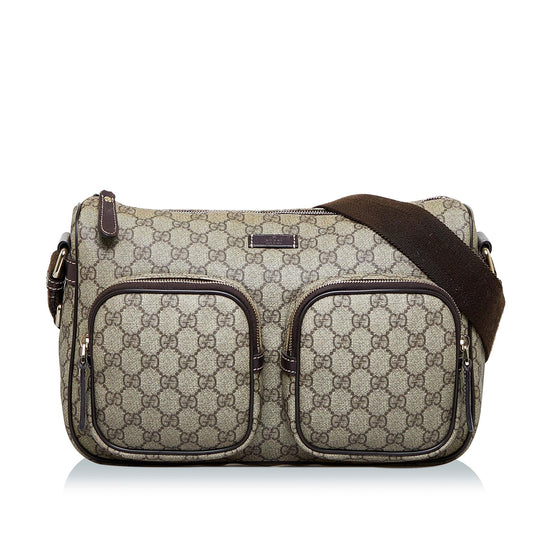 Gucci GG Supreme Crossbody Bag (SHG-lYuseq)
