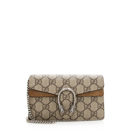 Gucci GG Supreme Dionysus Super Mini Bag (SHF-TSRLWP)