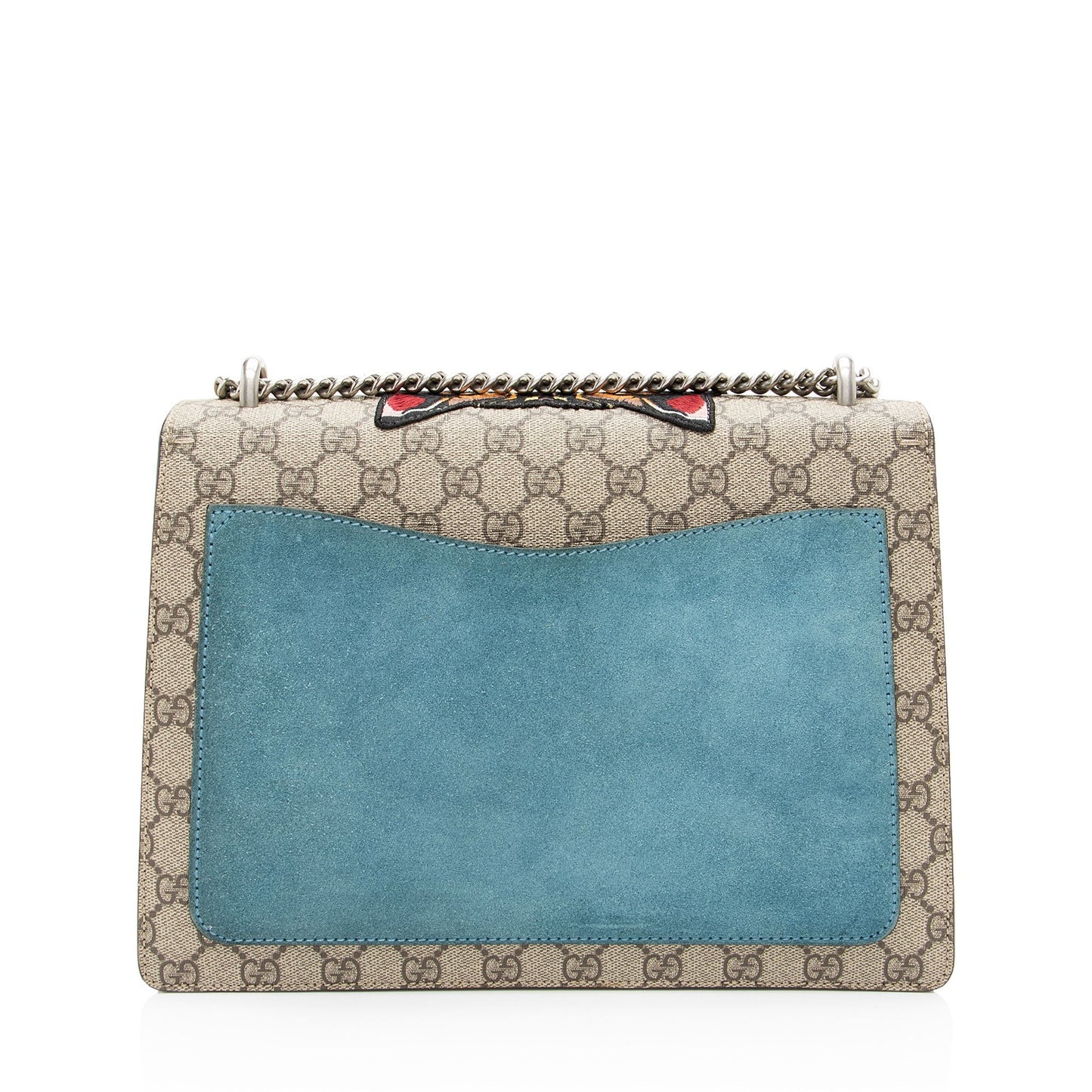 Gucci GG Supreme Embroidered Angry Cat Dionysus Medium Shoulder Bag