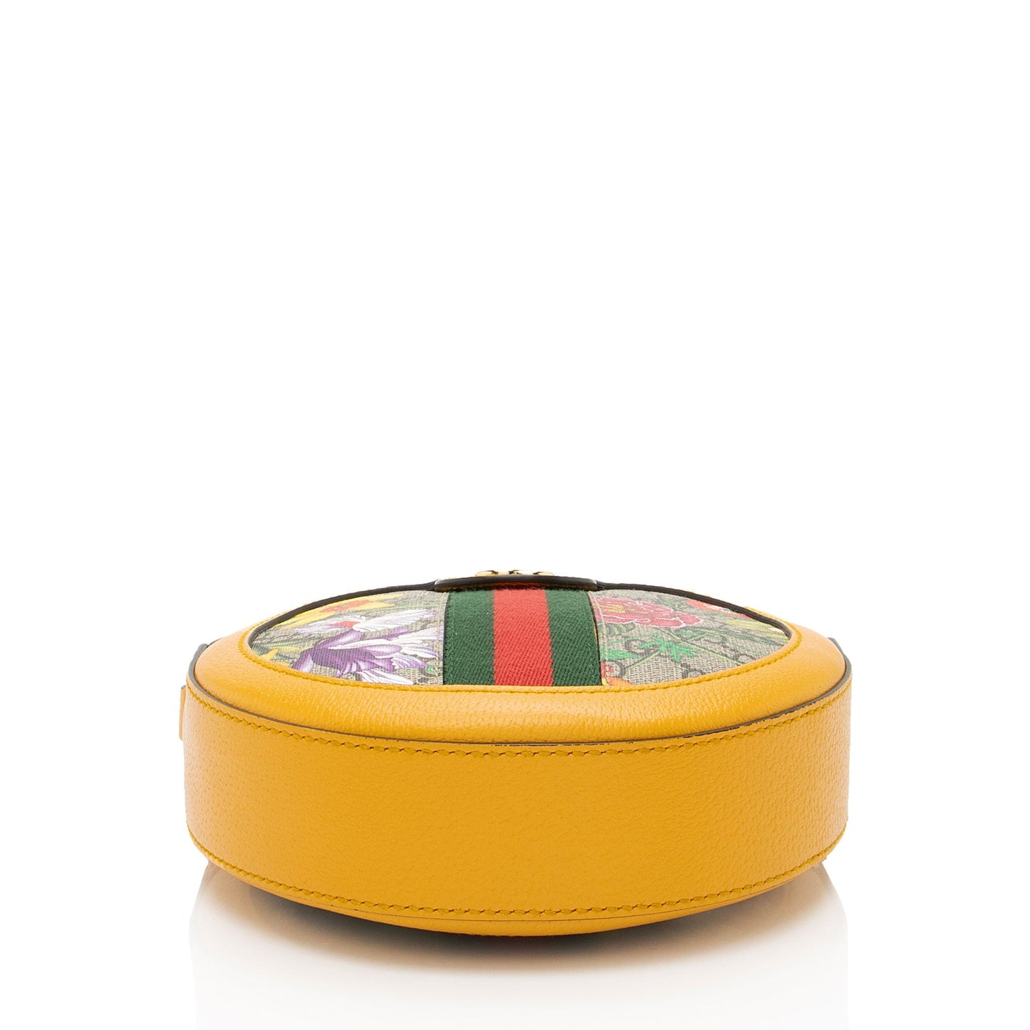 Gucci GG Supreme Flora Ophidia Round Mini Shoulder Bag