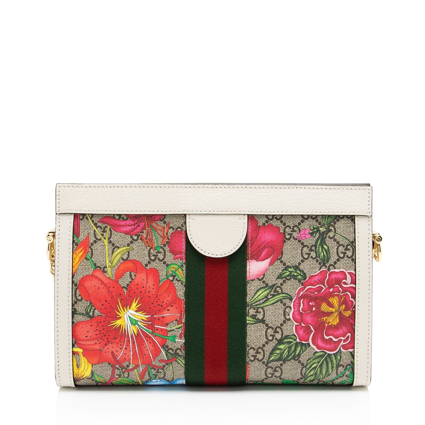 Gucci GG Supreme Flora Ophidia Shoulder Bag