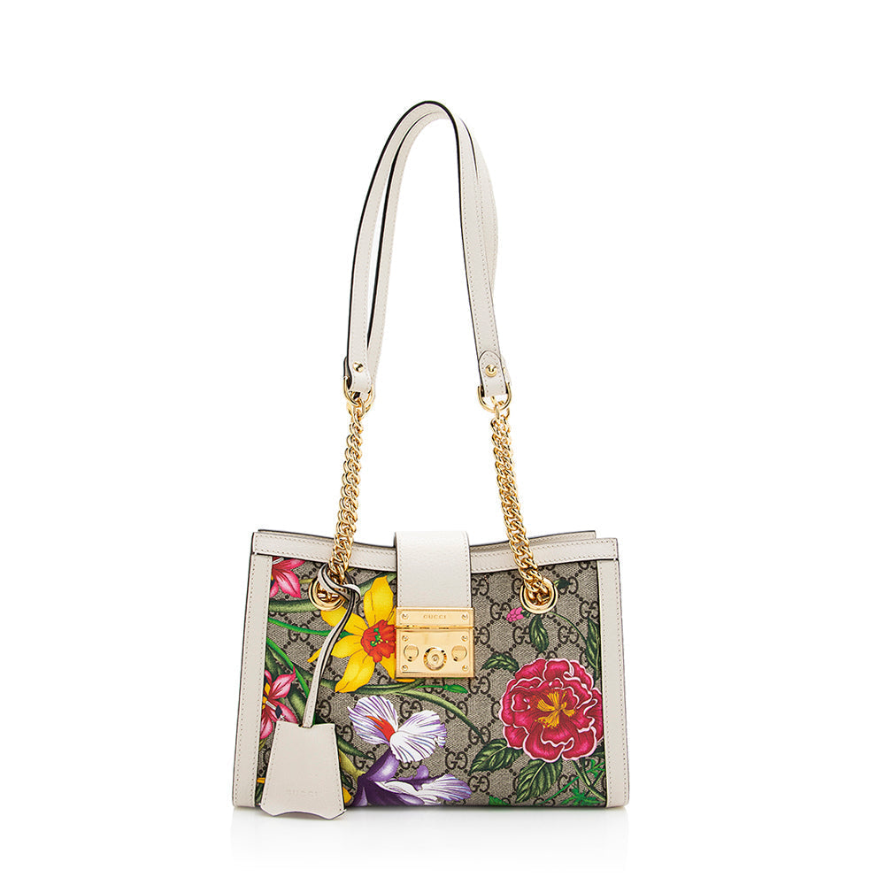 Gucci GG Supreme Flora Small Tote (SHF-19461)