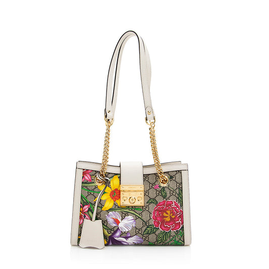Gucci GG Supreme Flora Small Tote (SHF-19461)