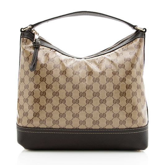 Gucci GG Supreme Leather Canvas Shoulder Bag Style 8