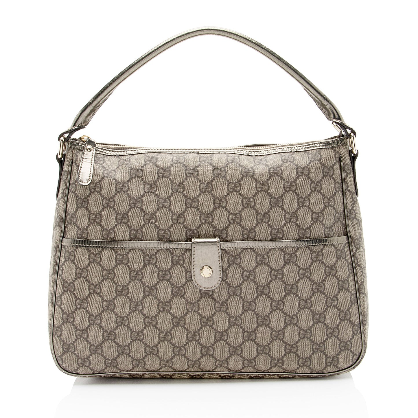 Gucci GG Supreme Pocket Hobo (SHF-hYDufh)