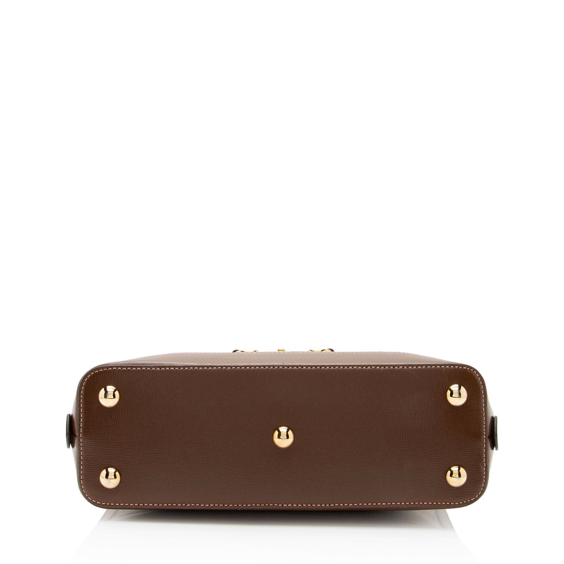 Gucci Leather Canvas Shoulder Bag