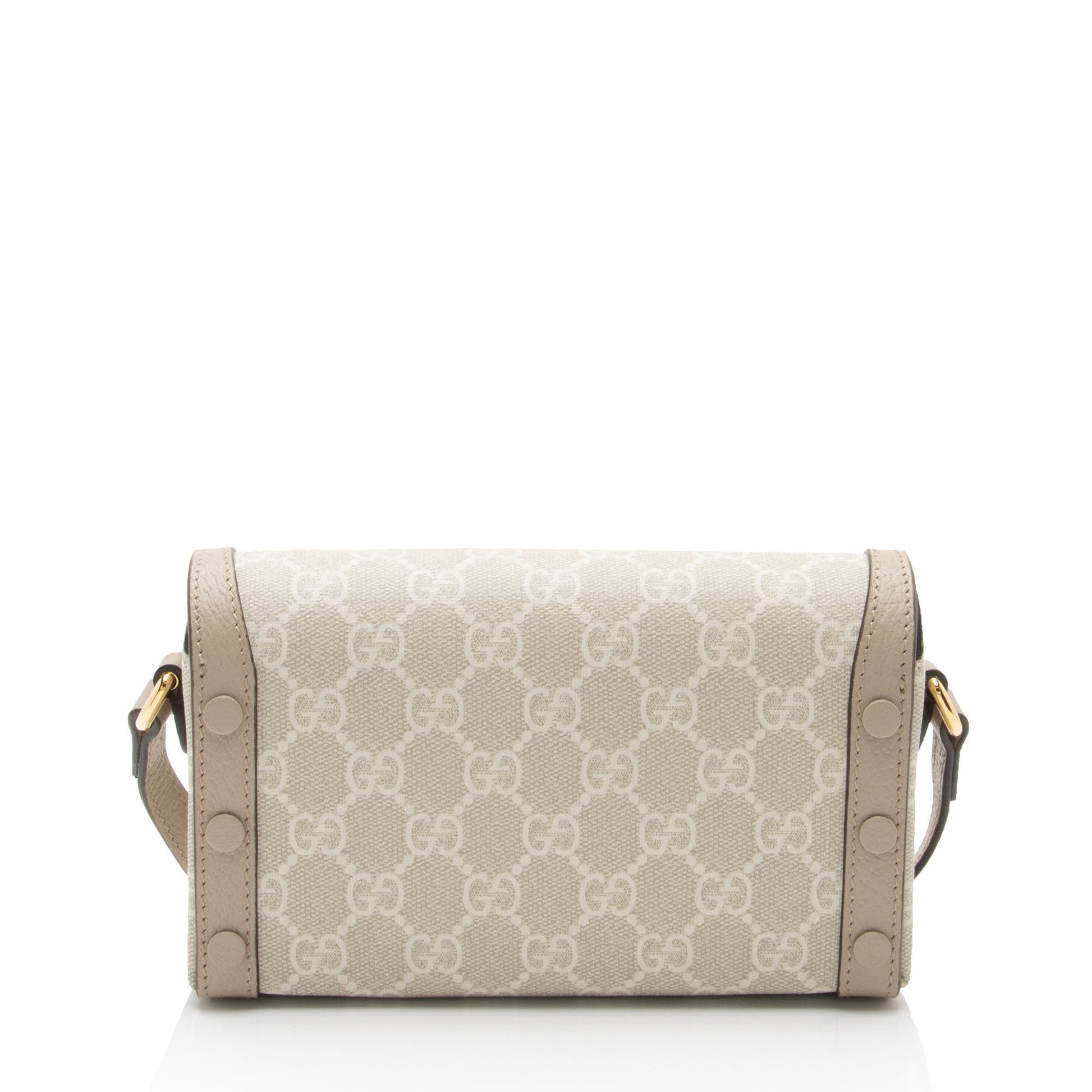 Gucci GG Supreme Horsebit 1955 Mini Shoulder Bag (SHF-FQ4V0d)