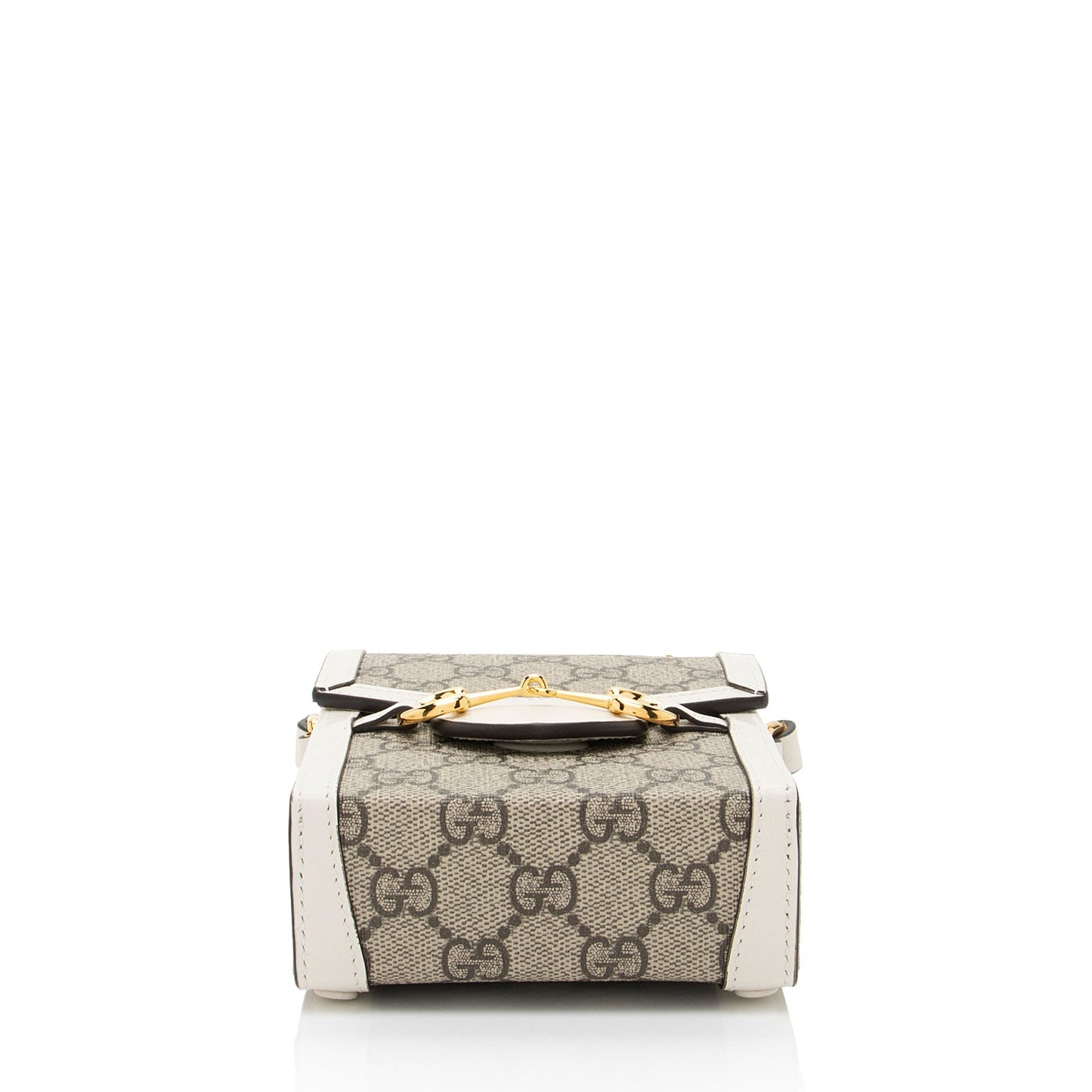Gucci GG Supreme Horsebit 1955 Vertical Mini Shoulder Bag (SHF-eO3rqs)