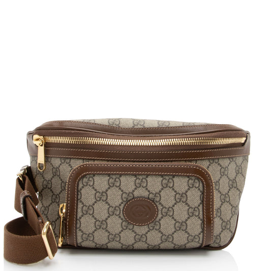 Gucci GG Supreme Interlocking G Belt Bag (SHF-FwWyIi)