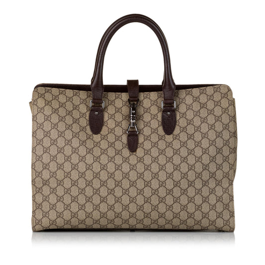 Gucci GG Supreme Jackie Soft Tote Bag (SHG-32782)
