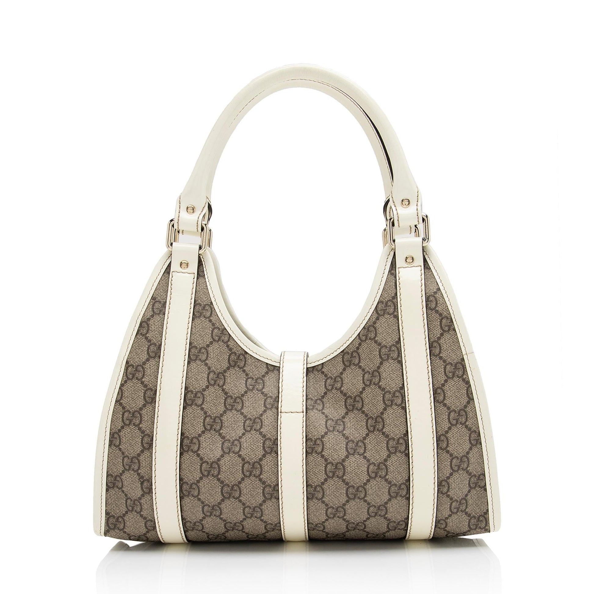 Gucci GG Supreme Joy Bardot Small Shoulder Bag (SHF-wBWBB2)