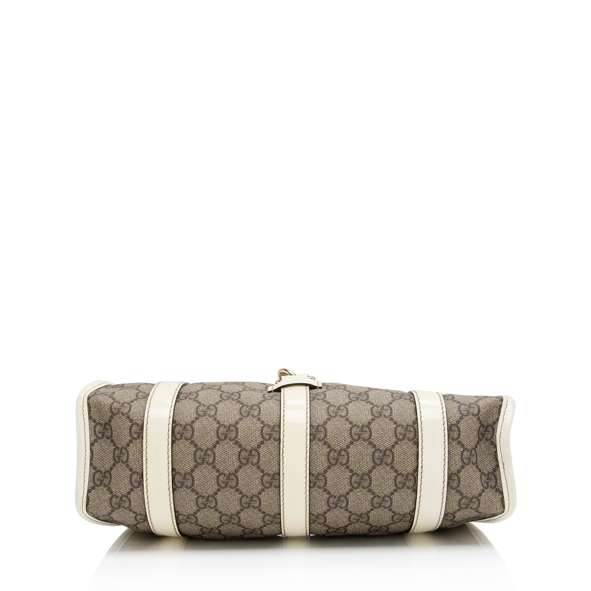 Gucci GG Supreme Joy Bardot Small Shoulder Bag (SHF-wBWBB2)