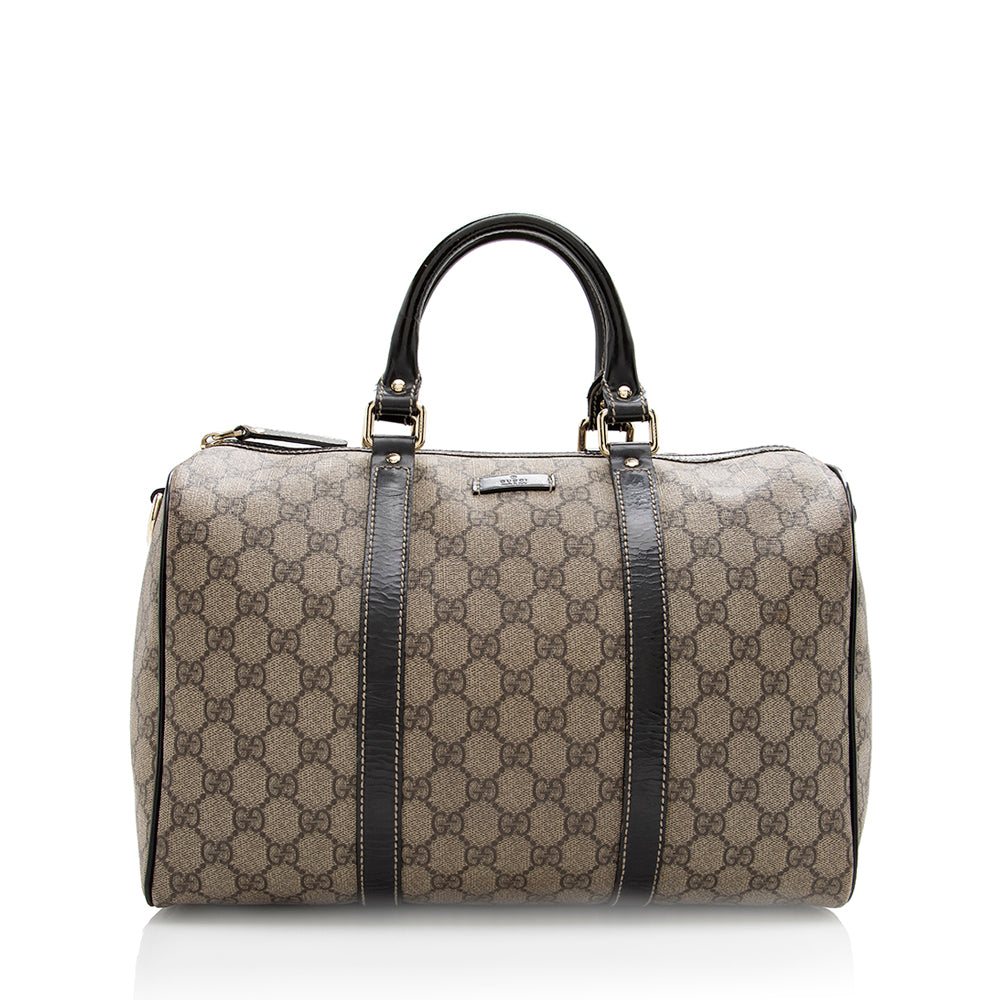 Gucci GG Supreme Leather Canvas Satchel Style 2