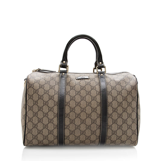 Gucci GG Supreme Leather Canvas Satchel Style 2
