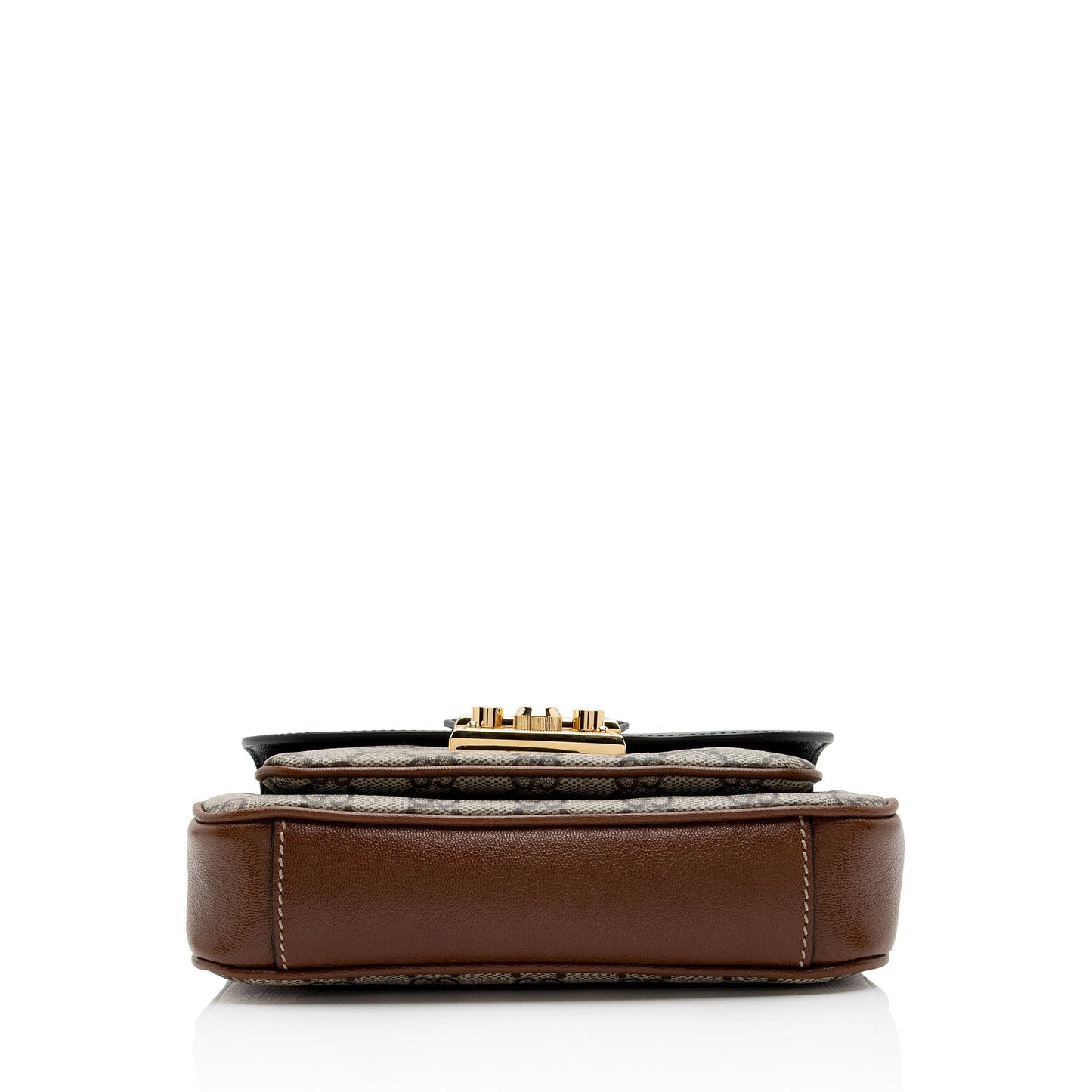 Gucci GG Supreme Leather Padlock Mini Crossbody Bag (SHF-xCSti7)