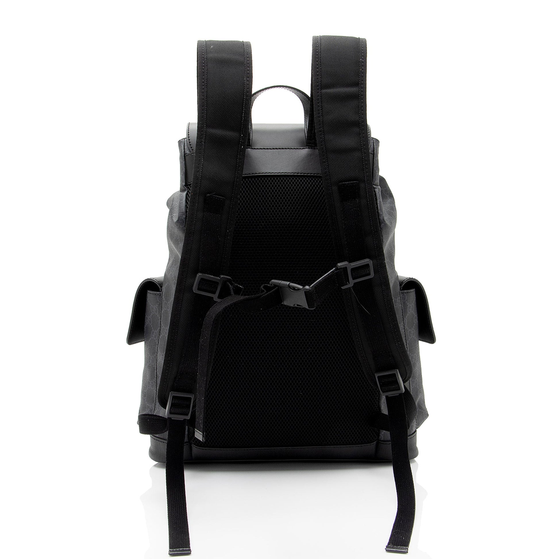 Gucci GG Supreme Medium Flap Backpack (SHF-NNj9Jx)