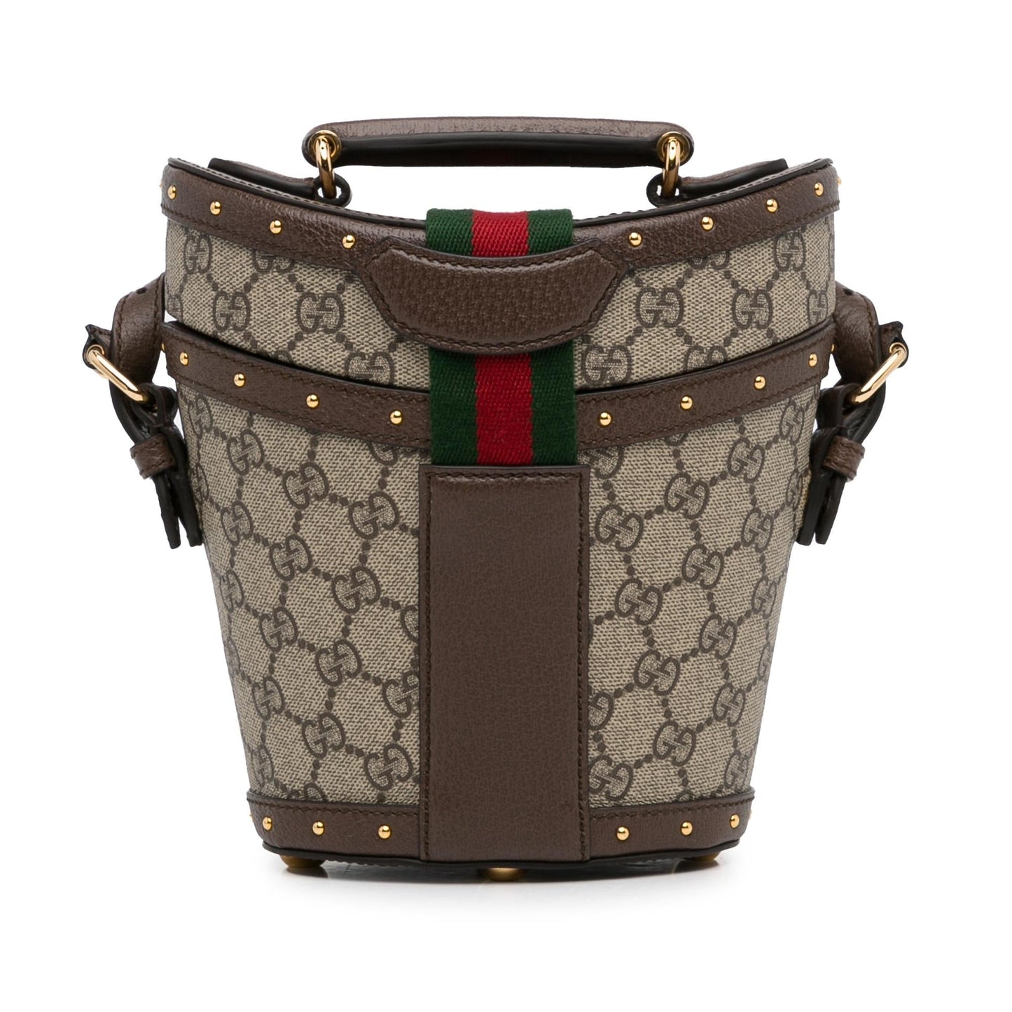 Gucci GG Supreme Mini Hat Case Satchel (SHG-3ngRUE)