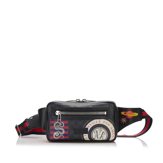 Gucci GG Supreme Night Courrier Belt Bag (SHG-TKsFx9)