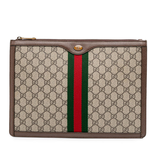 Gucci GG Supreme Ophidia Clutch