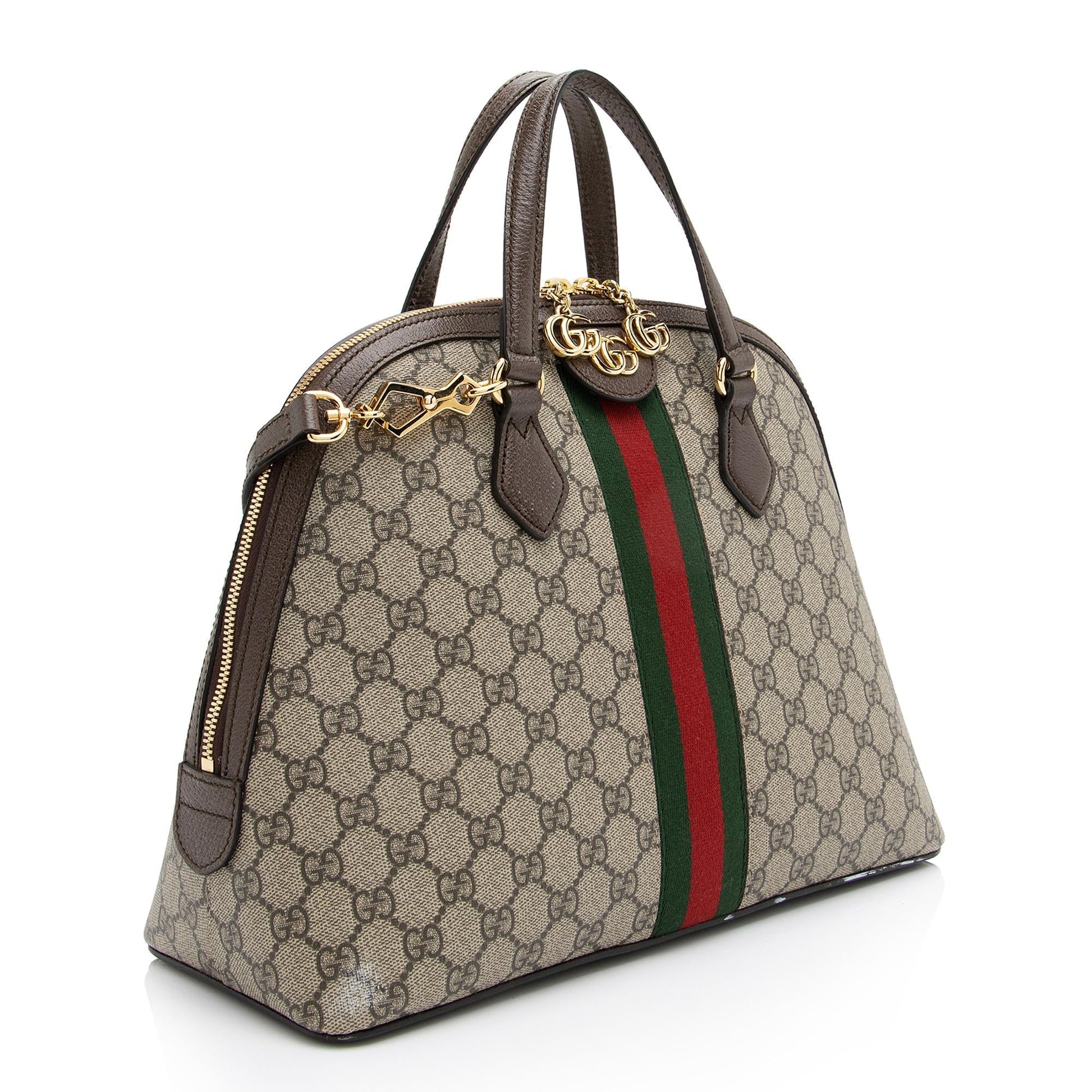 Gucci GG Supreme Ophidia Dome Satchel (SHF-23044)