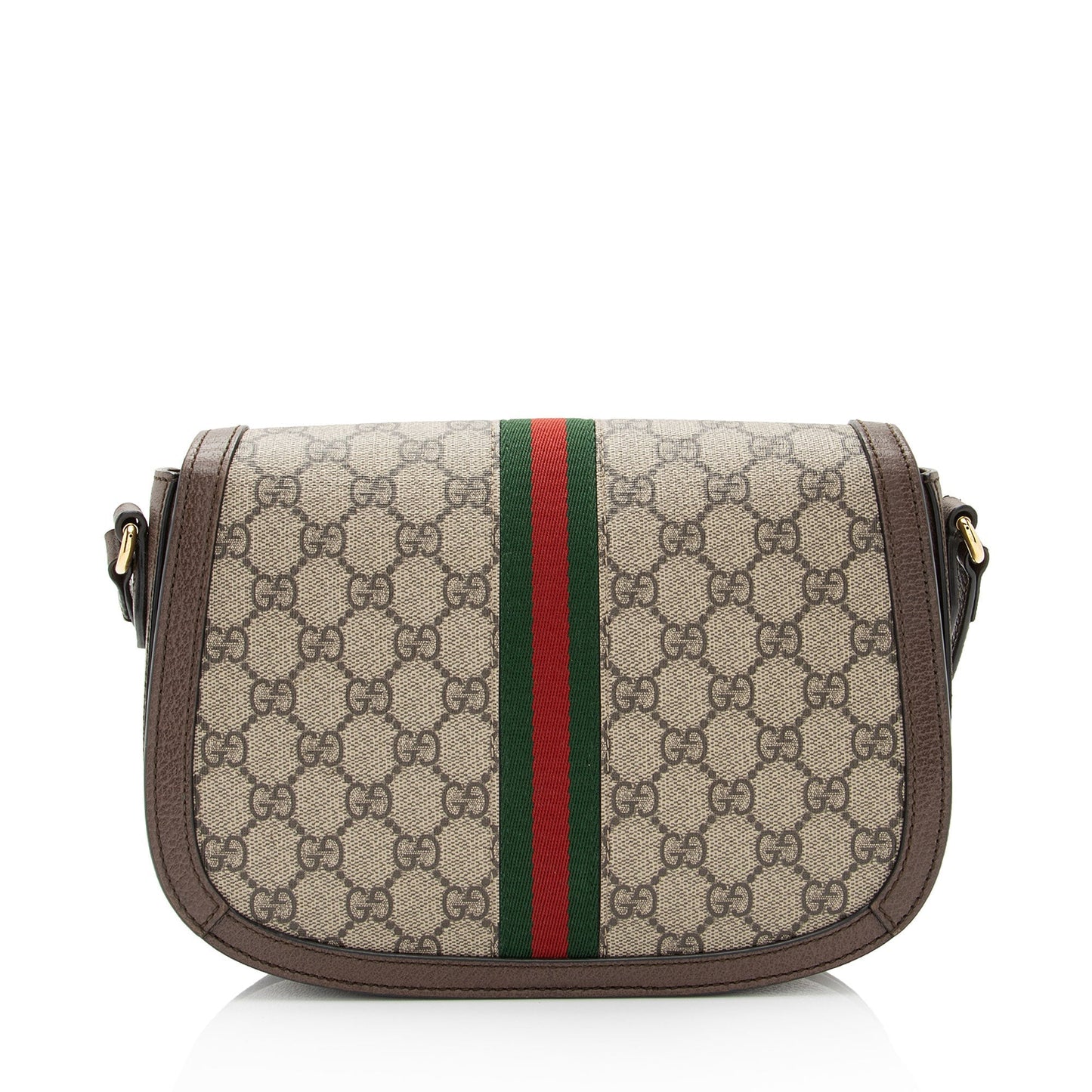 Gucci GG Supreme Ophidia Flap Messenger Bag (SHF-xrtCr7)
