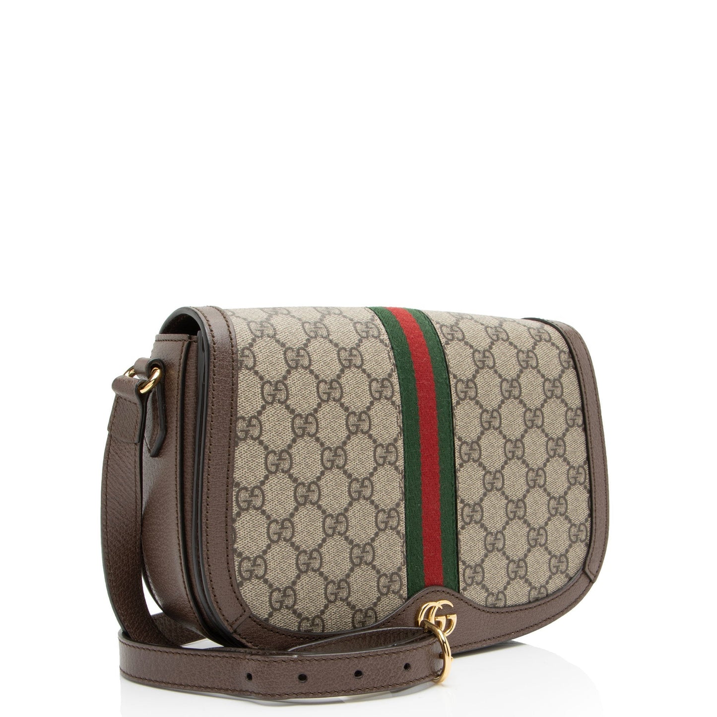 Gucci GG Supreme Ophidia Flap Messenger Bag