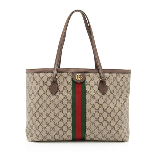 Gucci GG Supreme Ophidia Medium Shopping Tote (SHF-23708)