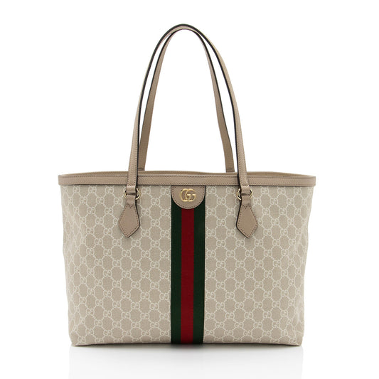 Gucci GG Supreme Ophidia Medium Shopping Tote (SHF-BYTaJV)