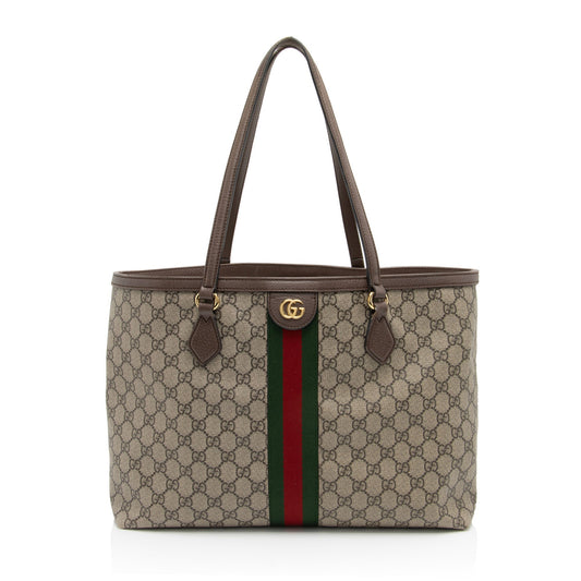Gucci GG Supreme Ophidia Medium Shopping Tote (SHF-7s1QI3)