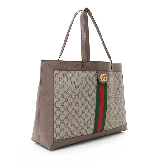 Gucci GG Supreme Ophidia Medium Soft Tote (SHF-22571)