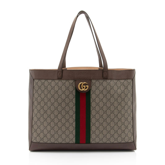 Gucci GG Supreme Ophidia Medium Soft Tote (SHF-Di8TWC)
